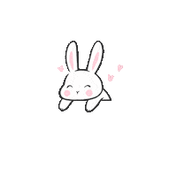 pipasdegirasol heart newpost bunny hola Sticker