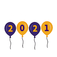 Graduation Balloons Sticker by Wilfrid Laurier University