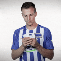 pokerface GIF by Hertha BSC