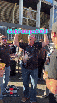 Pumped Up Wyoming GIF by Tailgating Challenge
