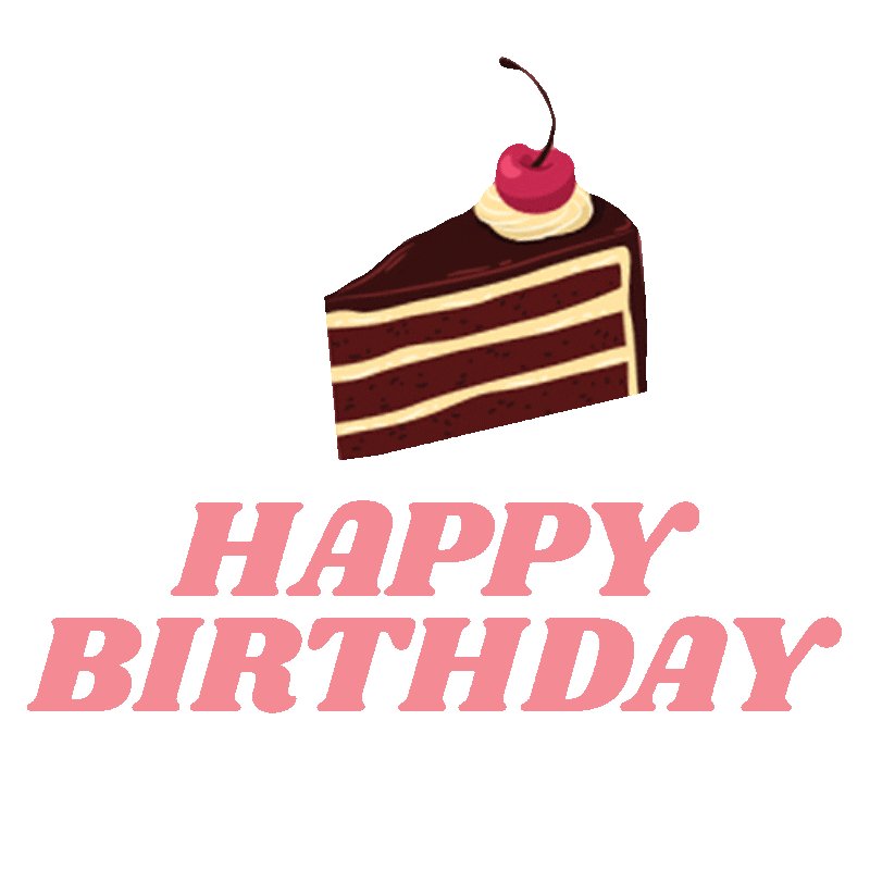 Happy Birthday Sticker by The Brow Project