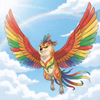 Flying Shiba Inu GIF by Doge Pound