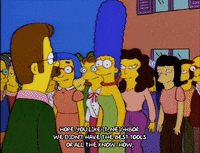 homer simpson luanne van houten GIF