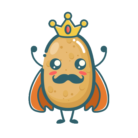Happy Potato Sticker by CNIPT