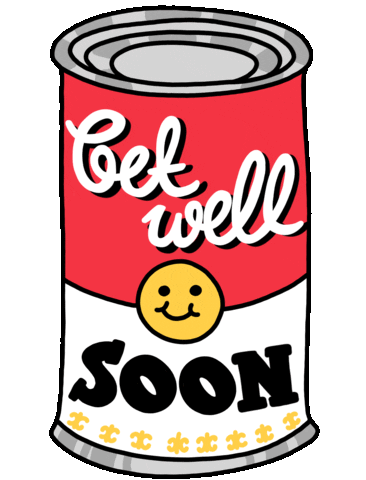 Sick Get Well Soon Sticker by Idil Keysan