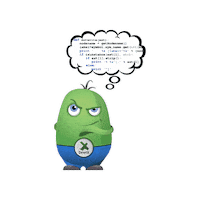 Thinking Coding Sticker by DevriX