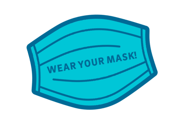 Mask Tritons Sticker by UC San Diego