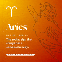 ArcaneAlice zodiac astrology horoscope ram GIF