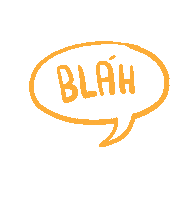 Blah Sticker by Lucas Levitan