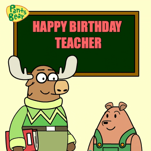 Happy Birthday Teacher GIF