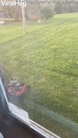 Hoverboard Hack Makes Lawn Mowing Easier