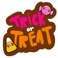 Trick Or Treat Party Sticker by Demic