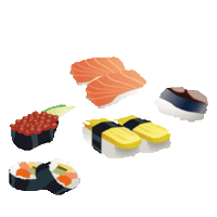 sushi STICKER by imoji