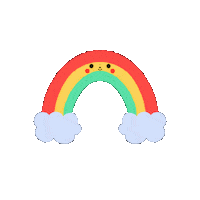 Happy Rainbow Sticker