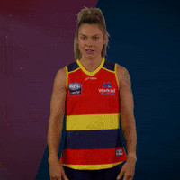 Crowsaflw Shrug GIF by Adelaide Crows