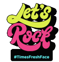 Talenthunt Letsrock Sticker by Times Fresh Face