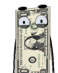 One Dollar Hello Sticker