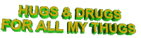 Thug Life Hug Sticker by AnimatedText