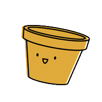 Happy Pot Sticker by Fabryka Rozsady