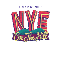 nyeonthehill festival new years eve music festival the hills are alive Sticker