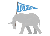 Tufts University Jumbo Sticker by Tufts