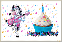 Happy Birthday Animated Card GIF