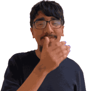 Cover Up Smile Sticker