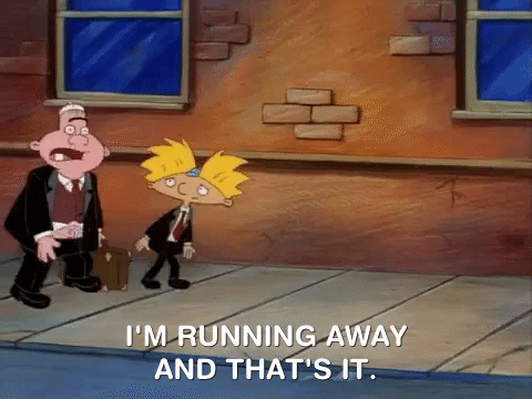 hey arnold nick splat GIF