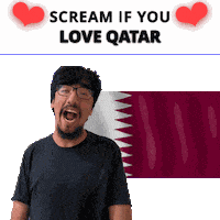 Qatar Flag Sticker
