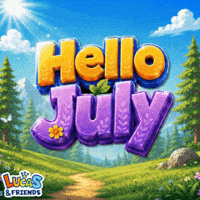 Happy Independence Day GIF by Lucas and Friends by RV AppStudios