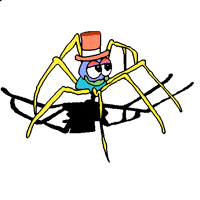 Pixel Art Spider GIF
