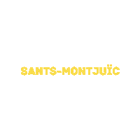 Sants Montjuic Sticker by esquerrabcn