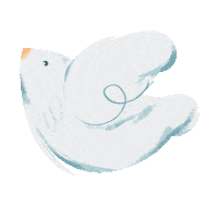 I Love You Bird Sticker