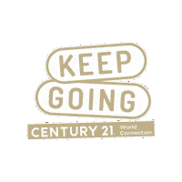 Keep Going Sticker by Century 21 World Connection