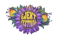 Flower Sticker by Ejekt Festival
