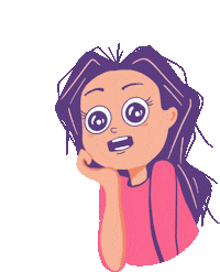 Wow Excited Sticker