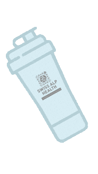 Swiss-alp-health collagen shaker sah keepmoving Sticker