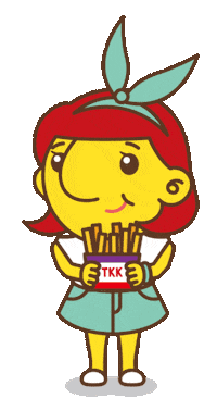 TKKinc taiwan fastfood friedchicken sweetpotato Sticker