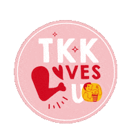 TKKinc taiwan fastfood friedchicken sweetpotato Sticker
