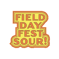 Field Day Fest Sour Sticker