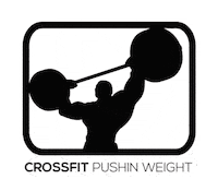 crossfitpushinweight gym crossfitpushinweight Sticker