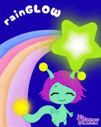 Happy Rainbow GIF by ShimmertheGlowworm