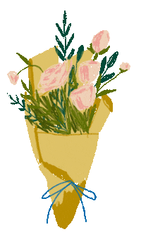 Flowers Bouquet Sticker by Be A Heart