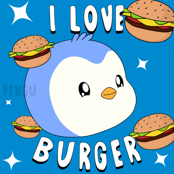 Burger King Love GIF by Pudgy Penguins