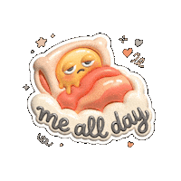 Tired Mood Sticker by Flowpio