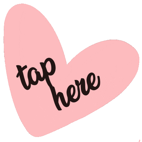 Hipstyle Taphere Heart Klikhier Klik Hart Sticker by hipstyle.nl