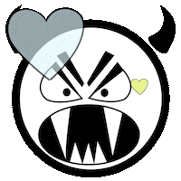 Devil Love Sticker by HUNKØN