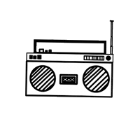 Radio Beat Sticker