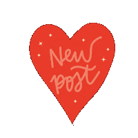Heart Post Sticker