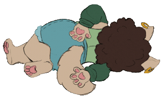 cocoasart dog fall puppy vtuber Sticker